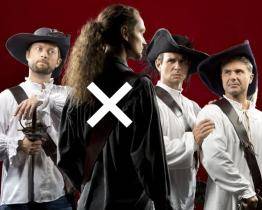 Ve zlínském divadle ožijí Tři mušketýři. Klasika v komediálním hávu je na programu už tuto sobotu