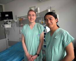 Stáž v Baťově nemocnici si Joonas a Kaipo z Finska pochvalují