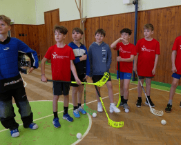 Jedenáctiletí florbalisté z Mariánského náměstí vybojovali pro svou školu 8. místo v ČR