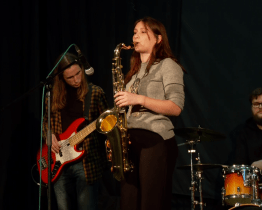 Žáci ze ZUŠky hráli jazz