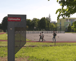 Díky projektu Pohni městem vznikla na Trávníkách cyklomyčka