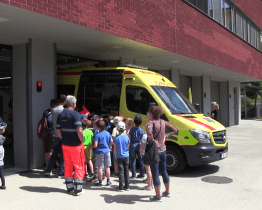 Návštěvníci si mohli prohlédnout novou základnu záchranářů