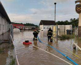 Zlínskem se prohnal silný déšť. Hasiči zasahovali u více než 60 událostí