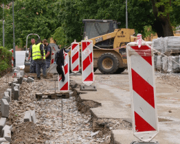 Ulice Jana Švermy v Uherském Brodě prochází důkladnou rekonstrukcí