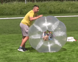 Areál TJ Baník v Lužicích patřil po roce opět hrám a soutěžím