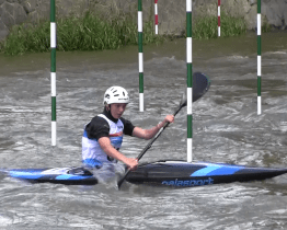 Na řece Moravě se konaly Veselské slalomy