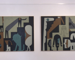 Výstava představuje hravou tvorbu Františka Petráka