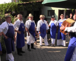 Soubor Spinek ze Vnorov vystoupil na folklórním večeru v Zarazicích