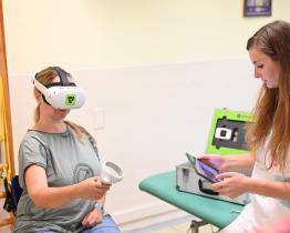 Pacientům Uherskohradišťské nemocnice pomáhá při rehabilitaci virtuální realita