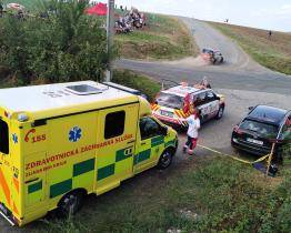 Z pohledu záchranářů byla letošní Barumka klidnější. Přesto museli ošetřit několik diváků a jednoho závodníka
