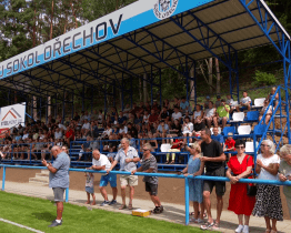 Přes 500 diváků si nenechalo ujít otevření nového sportovního areálu v Ořechově