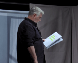 Členové Divadla v Lidovém domě zkouší novou inscenaci