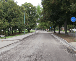 Ve Veselí nad Moravou končí oprava silnice u sídliště Hutník 