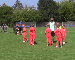 Nové hřiště vyzkoušely jako první fotbalové přípravky