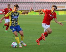 Ševci přetlačili Zbrojovku gólem v nastavení a vedou druhou ligu 