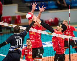 Volejbalisté Fatry obhájcům titulu z Budějovic srdnatě vzdorovali. Na výhru to ale nestačilo