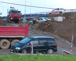 Výstavba rampy Mostecká nabírá výrazné zpoždění