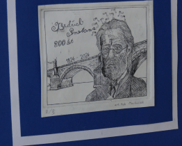 Uherskobrodský dům kultury zdobí výstava Pocta rytinou k výročí narození Bedřicha Smetany