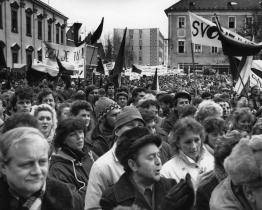 Sametová revoluce dorazila do Hradiště až 20. listopadu