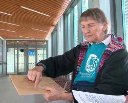 Paní Eva Moravcová rozená Sousedíková navštívila své rodiště