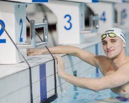 Olympionik Miroslav Knedla pokřtil nové bloky v městských lázních