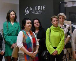 Galerii Joži Uprky si prohlédli učitelé z Hroznové Lhoty