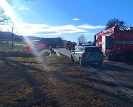 Tragédie u Koryčan: srážku s nákladním vozidlem nepřežil osmasedmdesátiletý řidič fabie 