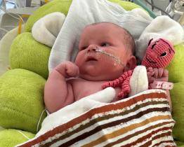 Prvním miminkem narozeným v roce 2025 ve Zlínském kraji je Natálka ze Zlína