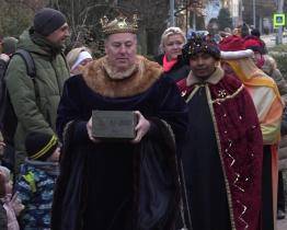 Ježíškovi přišli vzdát hold králové i zástupci místních částí