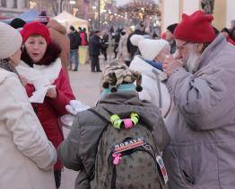 Nový rok v Hodoníně zahájila česnečka a ohňostroj