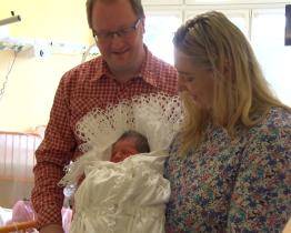 První občánek Kyjova se ve zdejší porodnici narodil až 24. ledna