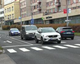Křižovatka v centru Zlína je častým dějištěm nehod