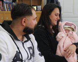 Starosta přijal na radnici první hodonínské dítě tohoto roku s rodiči