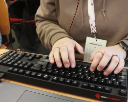 Veselská obchodní akademie pořádala soutěž v psaní na počítači