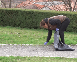 Klienti sociálně aktivizační služby uklízeli Kyjov