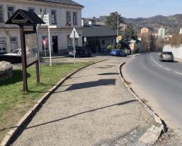 Na Horním městě se v dubnu rozběhne oprava chodníků