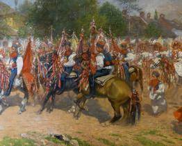 Galerie Joži Uprky obohatila expozici o monumentální Jízdu králů ve Vlčnově