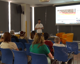 V rámci Dnů zdraví se v knihovně představil paralympionik Tadeáš Kříž