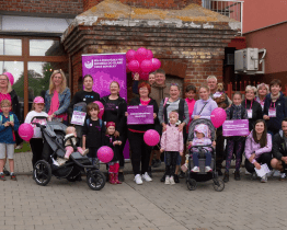 V Uherském Hradišti se uskutečnila procházka pro miminka do dlaně