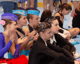 Hokejisty vystřídaly na ploše kroměřížského zimního stadionu mažoretky