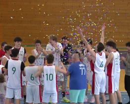 Basketbaloví junioři Vsetína porazili Přerov a vyhráli celou sezónu