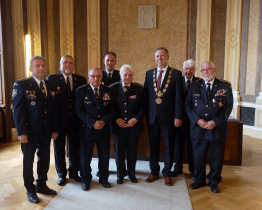 Starosta Blaha ocenil sedm členů Okresního sdružení hasičů Uherské Hradiště