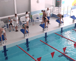 Vsetínské lázně hostily okresní přebor v plavání