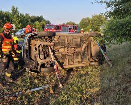 Perná neděle hasičů: dopravní nehody, požáry, obtížný hmyz i záchrana osob