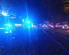 Noční požár zachvátil opuštěnou budovu v Otrokovicích. Uvnitř naštěstí nikdo nebyl