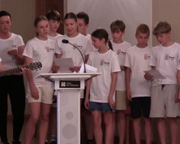 Na Slovácko přijely děti z partnerských měst Veselí nad Moravou