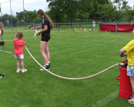 Zábavu na Dětském dnu nezkazilo ani počasí