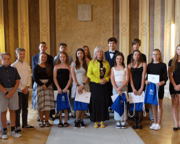 Uherské Hradiště pozvalo na radnici talentované žáky základních škol