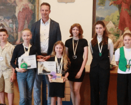 Starosta Hodonína přijal úspěšné členy tanečního klubu Black and White