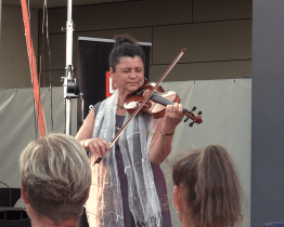 Hodonínské kulturní léto zahájili Iva Bittová a Petr Pavlinec